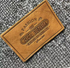 Clothing LOGO Embossed Top Grain Cowhide Patch--LPAT0011