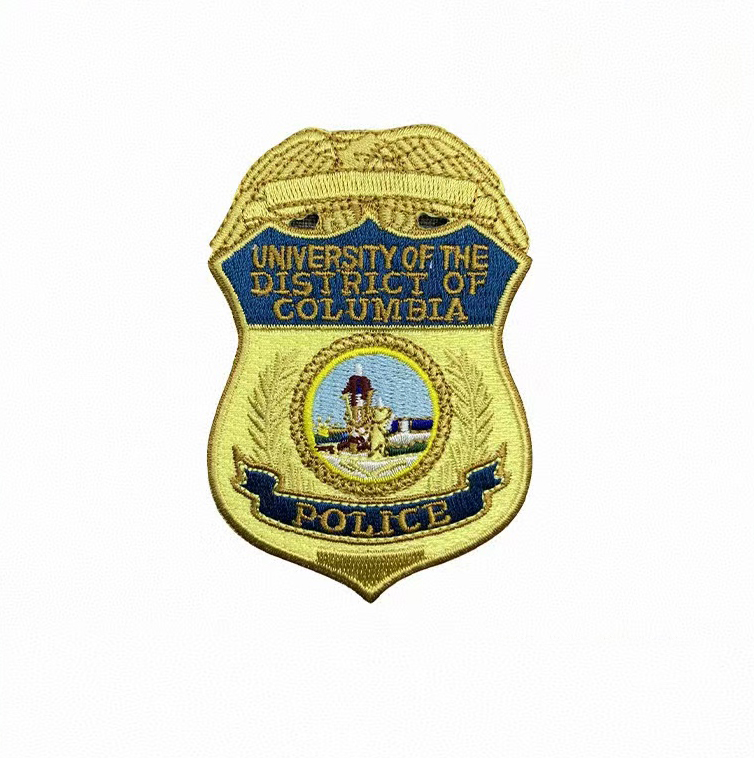 Oval Shape 3D Embroidery Tags--YL-EPAT0003