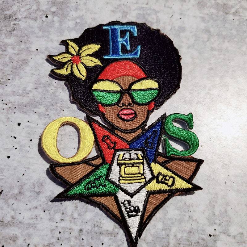  Mouth Letter Embroidery Cloth Patch--YL-EPAT0030