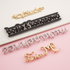 Metal Logo Label with Chain--YL-ACC0019