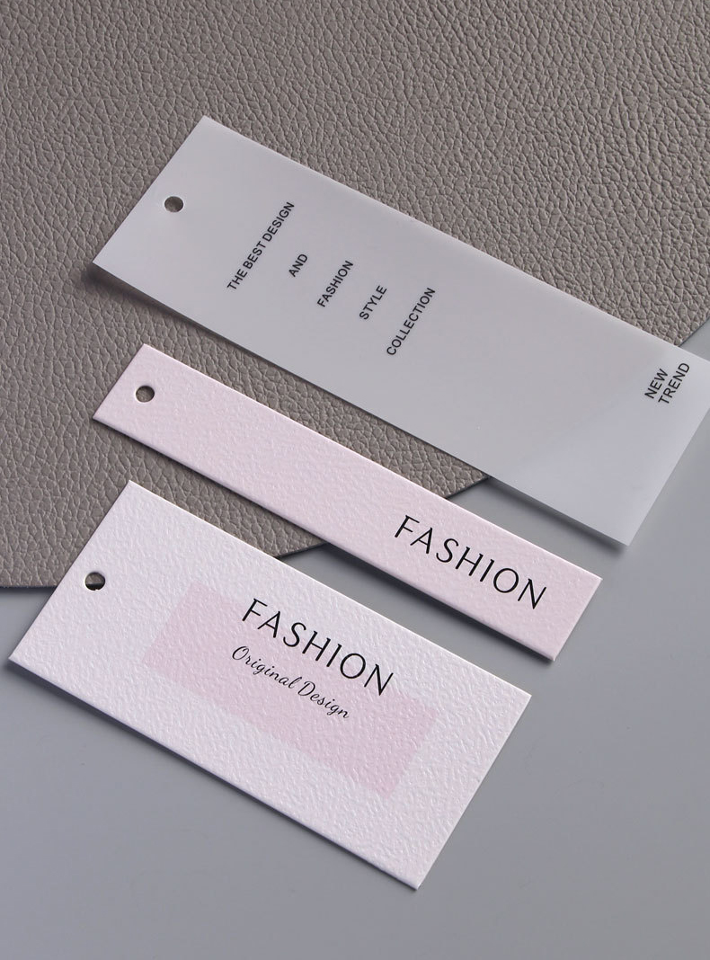 Custom paper hang tags with string YL-HT0004-SS