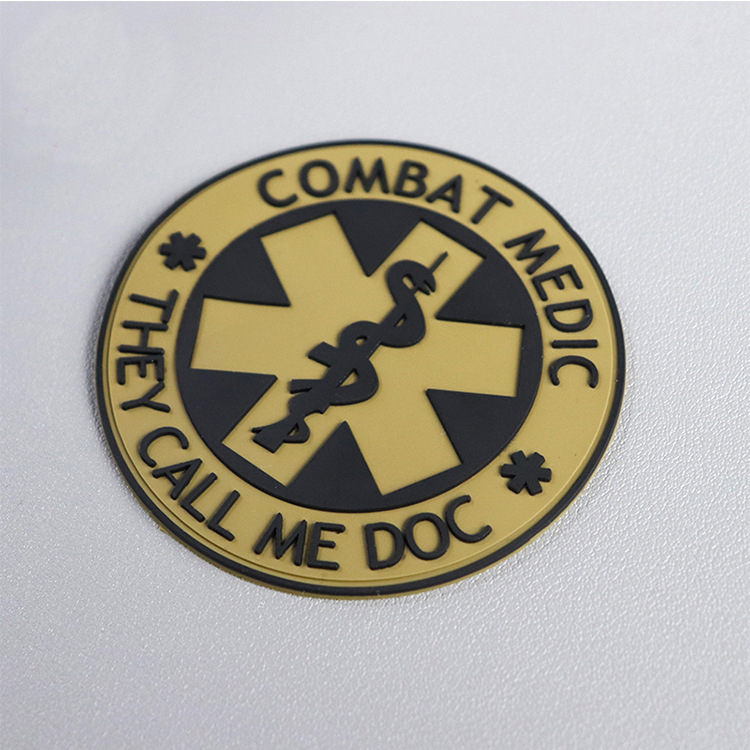 High Quality Cartoon Silicone Rubber Badges -YL-PAT0028