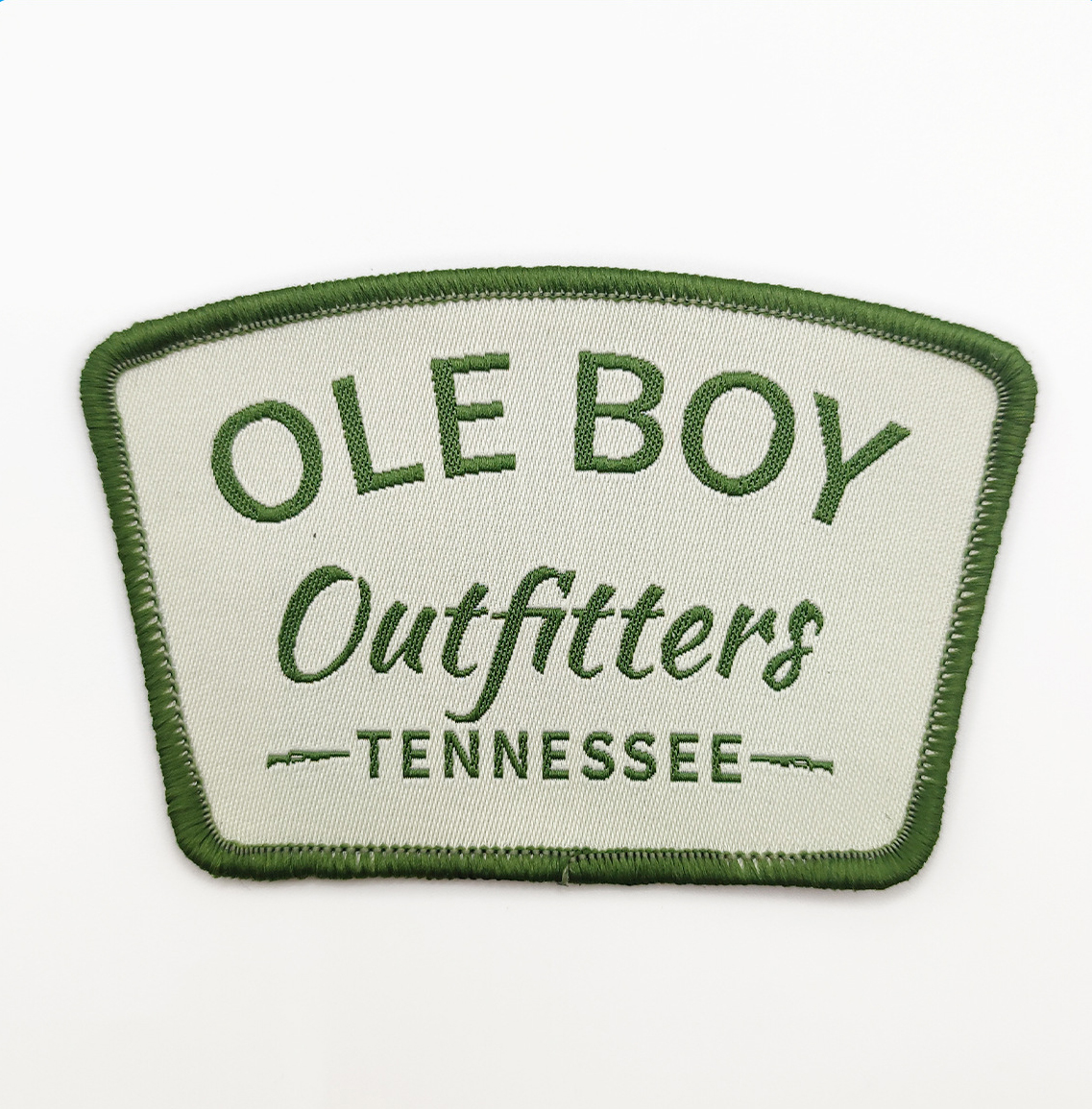 Custom Design Fabric Woven Full Embroidered Logo --YL-WL0036
