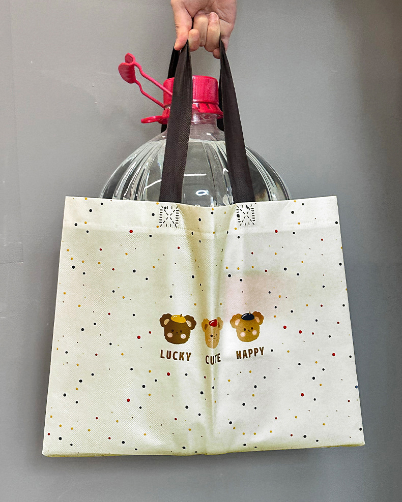Cartoon Cute Bag Clothing Store Non Woven Handbags- YL-FP0007