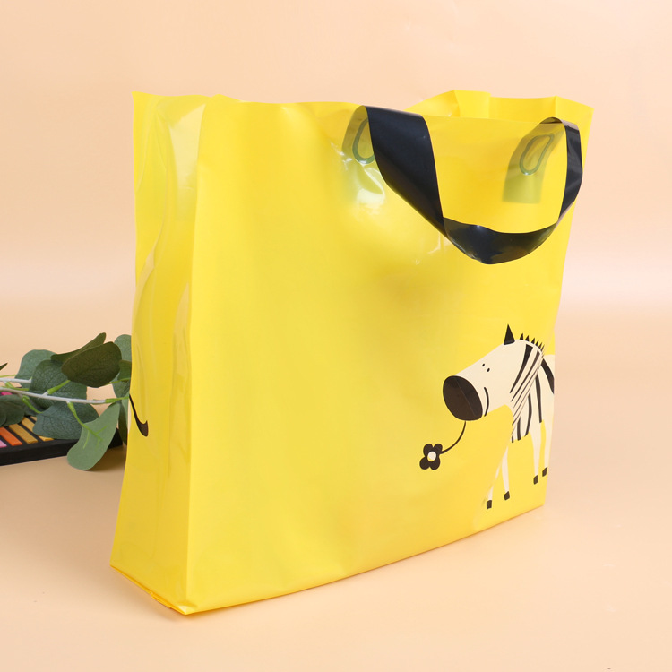 Custom Loop Handle Plastic Shopping Bag- YL-FP0014