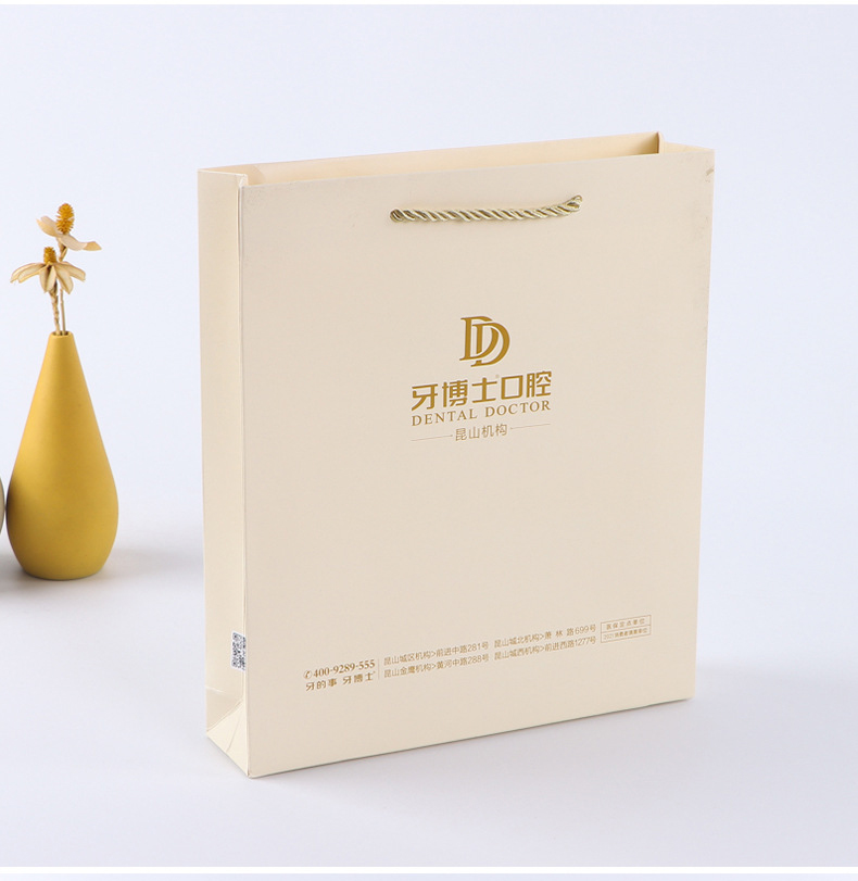 Twisted Handle Shopping Carrier Bag--YL-BAG0006