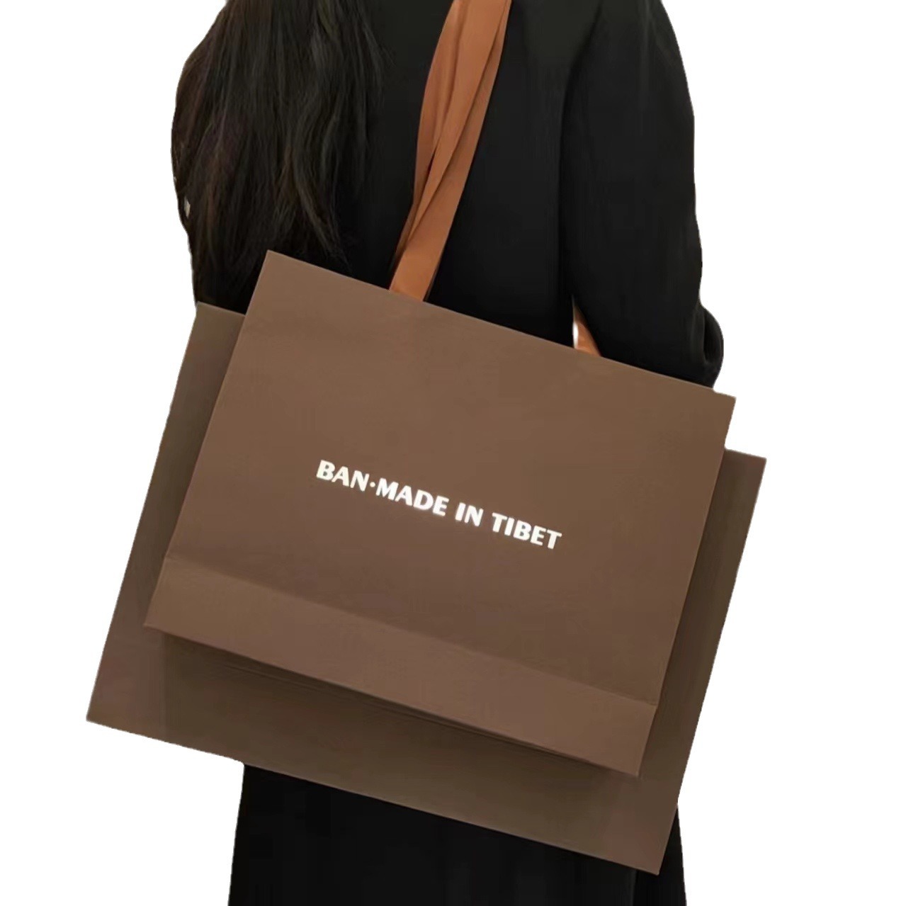 Twisted Handle Shopping Carrier Bag--YL-BAG0007