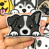 Cute Embroidery Stickers Cartoon Dog Ironing Cloth Stickers --YL-EPAT0035