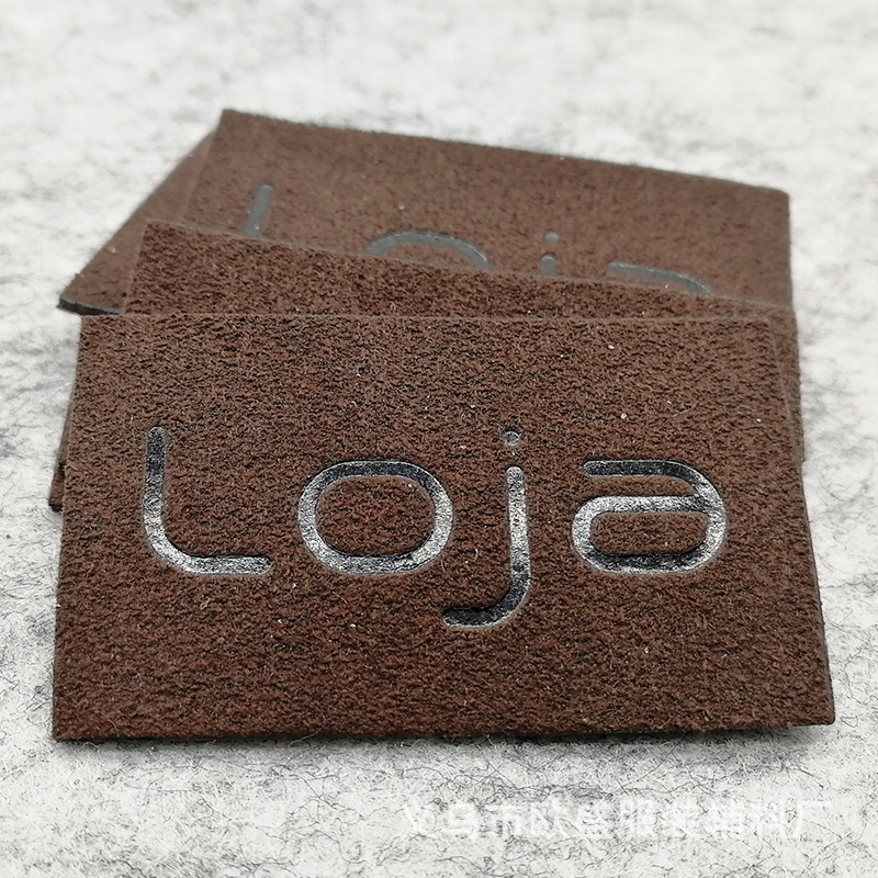 Factory Price Custom Clothing Embossed Leather Patch--LPAT0008