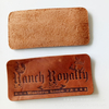 Clothing LOGO Embossed Top Grain Cowhide Patch--LPAT0011