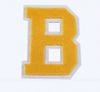 Free Sample Custo Sewing Embroidery Letter Patches --YL-EPAT0011