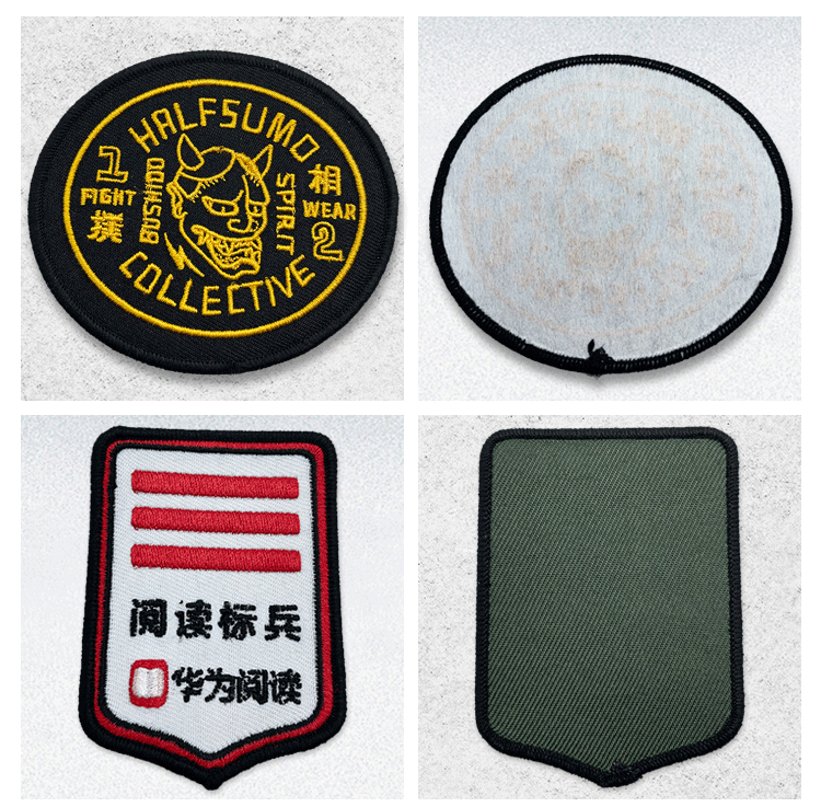  Wholesale Big Large Custom Logo Towel Embroidery Chenille Letter Patches--YL-EPAT0002