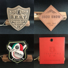 Custom Embossed Denim Iron on Patches--LPAT0028