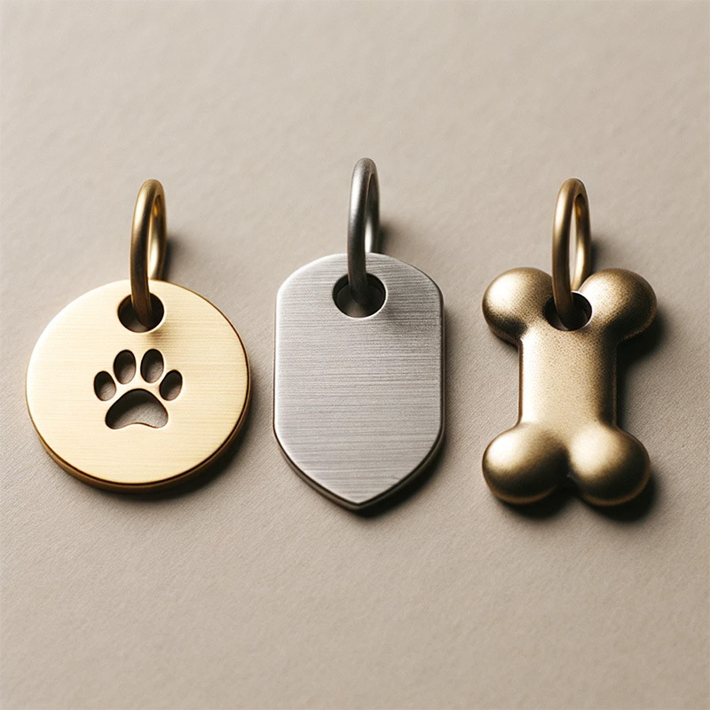 Metal Logo Label with Chain--YL-ACC0018