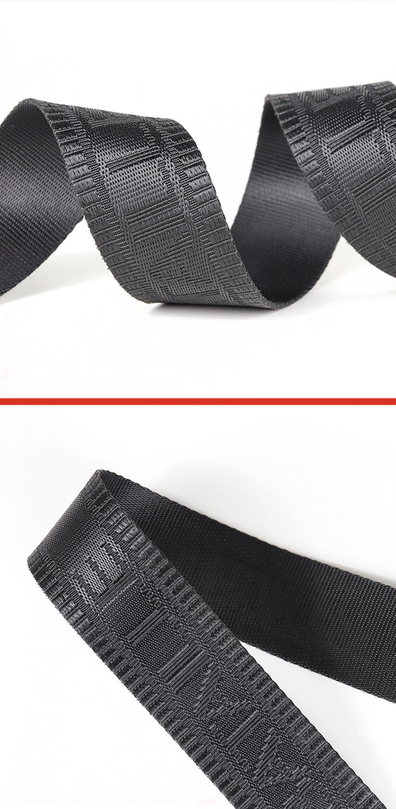 High Gloss Embossed Webbing For Shoulder Bag -ET0010
