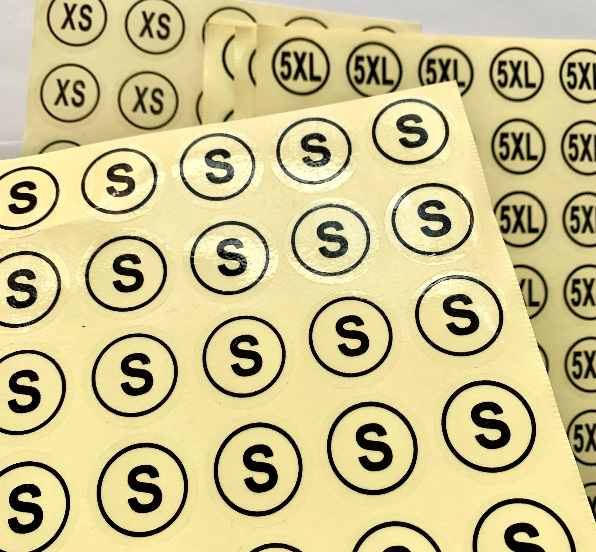 Transparent Waterproof Size Stickers Sheet-YL-PL0002