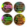Golden Color Security Label Hologram Sticker -YL-PL0007