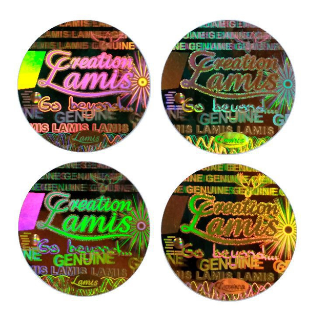 Golden Color Security Label Hologram Sticker -YL-PL0007