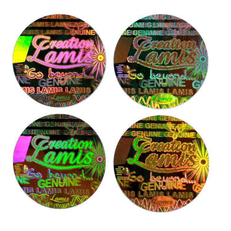 Golden Color Security Label Hologram Sticker -YL-PL0007