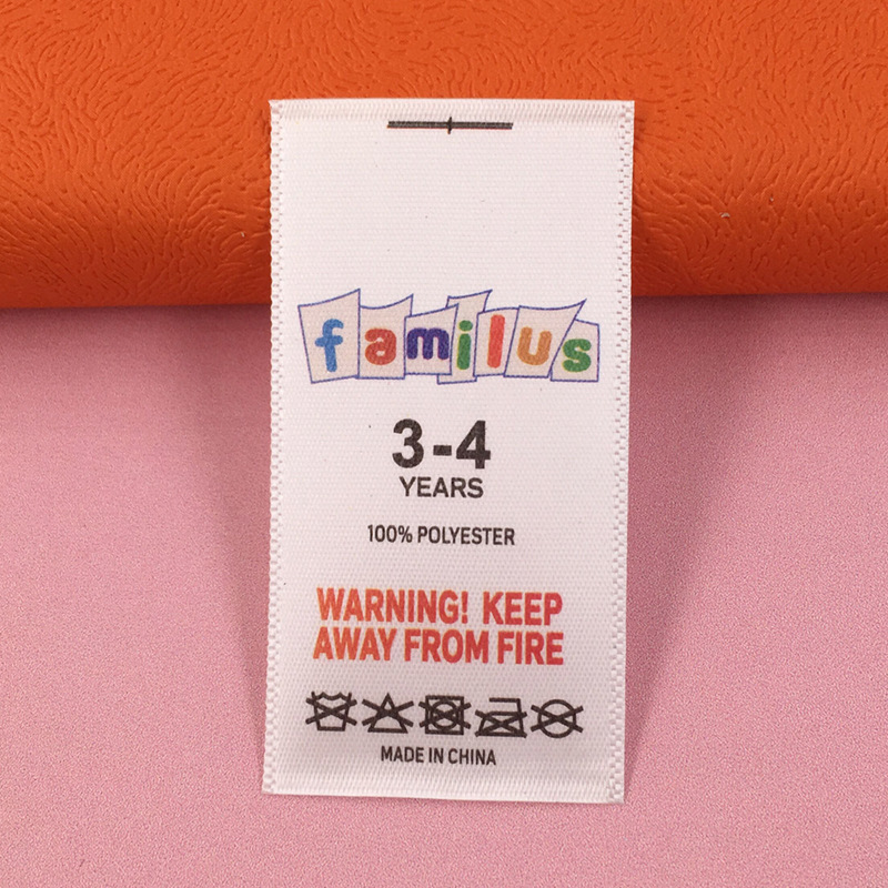 Custom Printed Clothes Wash Tag YL-SC0007