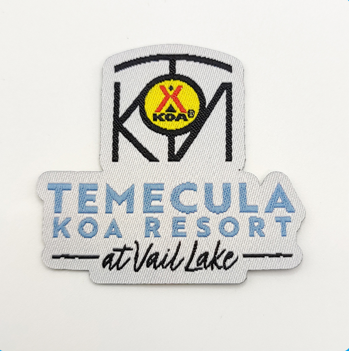 3D Custom Woven Cloth Badge --YL-WL0035