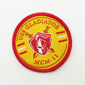 Custom Design Fabric Woven Full Embroidered Logo --YL-WL0036