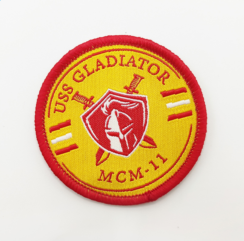 Custom Design Fabric Woven Full Embroidered Logo --YL-WL0036