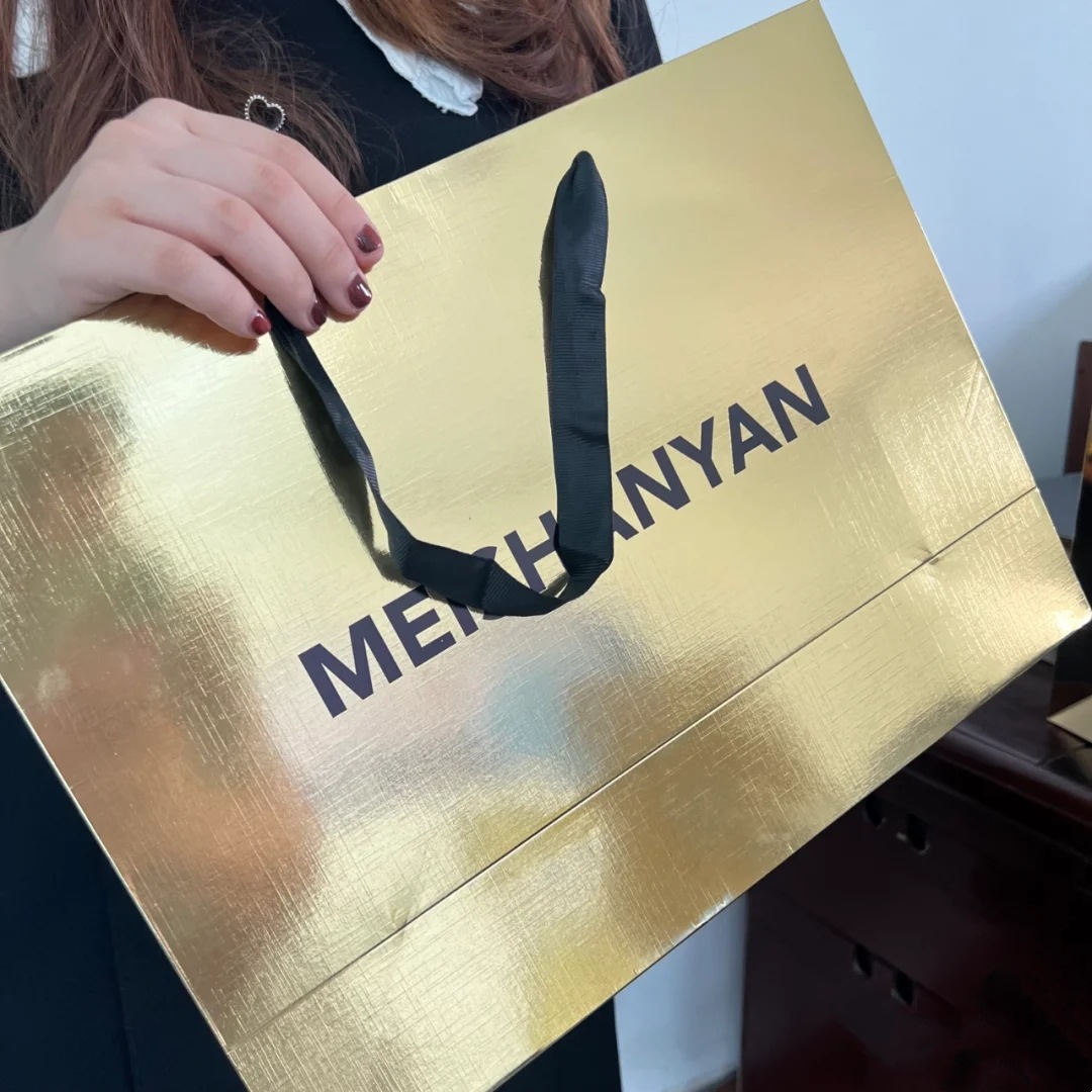 Custom Logo Printed Luxury Paper Gift Bag--YL-BAG0012