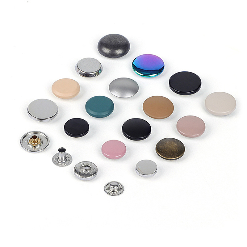 Customized Metal Plating Round Sustainable Gun Snap Buttons--YL-ACC0011
