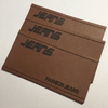 Factory Price Custom Clothing Embossed Leather Patch--LPAT0007