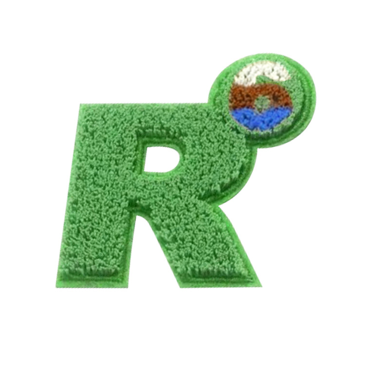 Free Sample Custo Sewing Embroidery Letter Patches --YL-EPAT0011