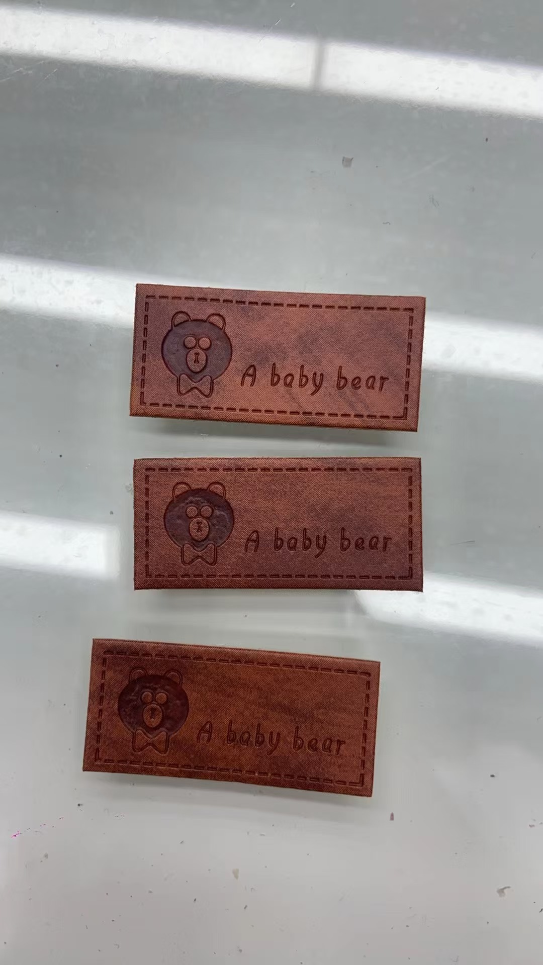  Personalized Logo Garment Leather Patch -LPAT0032
