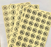 Transparent Waterproof Size Stickers Sheet-YL-PL0002