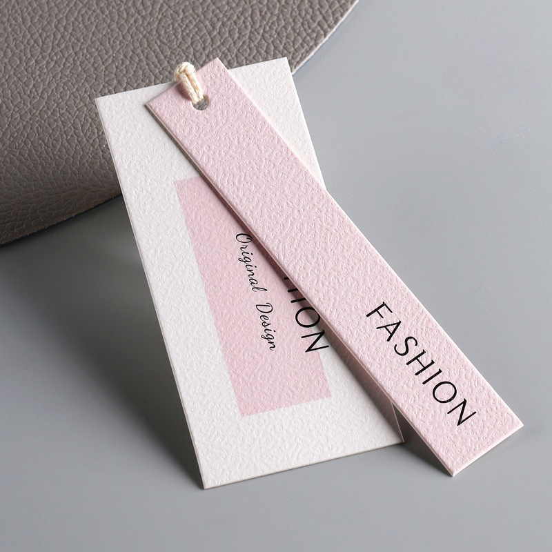 Custom paper hang tags with string YL-HT0004-SS