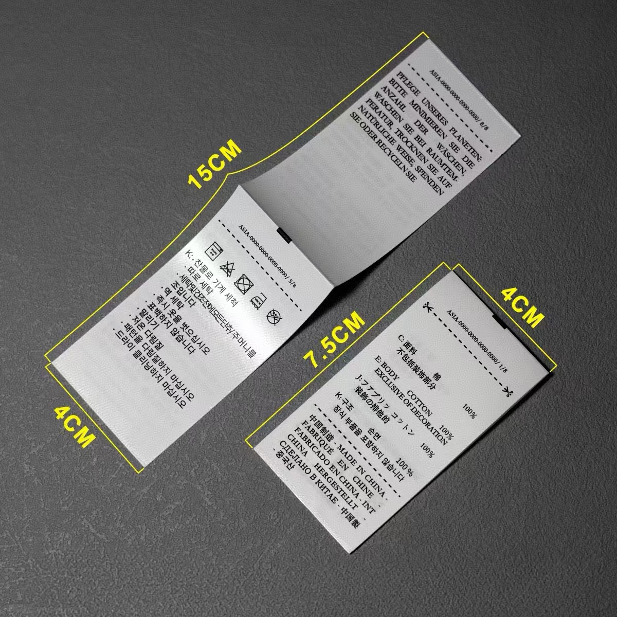 Printing Labels for Clothing WholesaleYL-SC0001