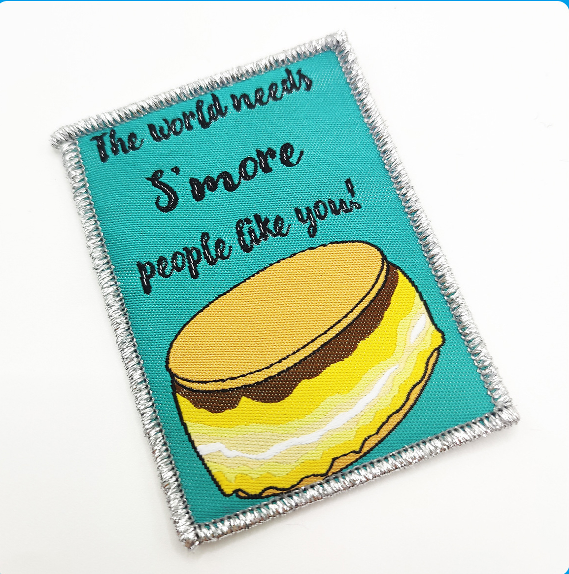 3D Custom Woven Cloth Badge --YL-WL0035