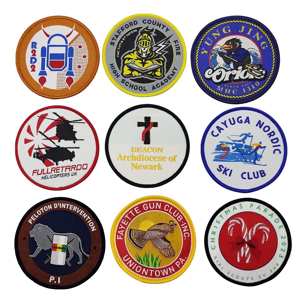 Sew Velcroes Backing Patched Woven Patch--YL-WL0009