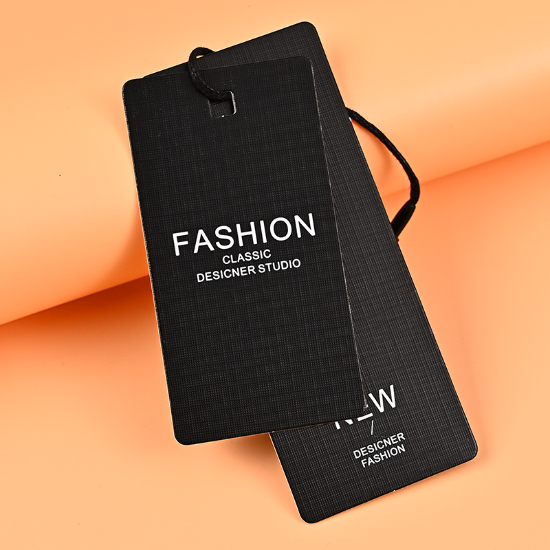 Garment Swing Tags Factory Professional Manufacture Luxury Brand Logo Custom Fashion Hang Tag for Clothing