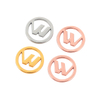 Custom Letter Shape Brand Name Metal Garment Labels--YL-ACC0006