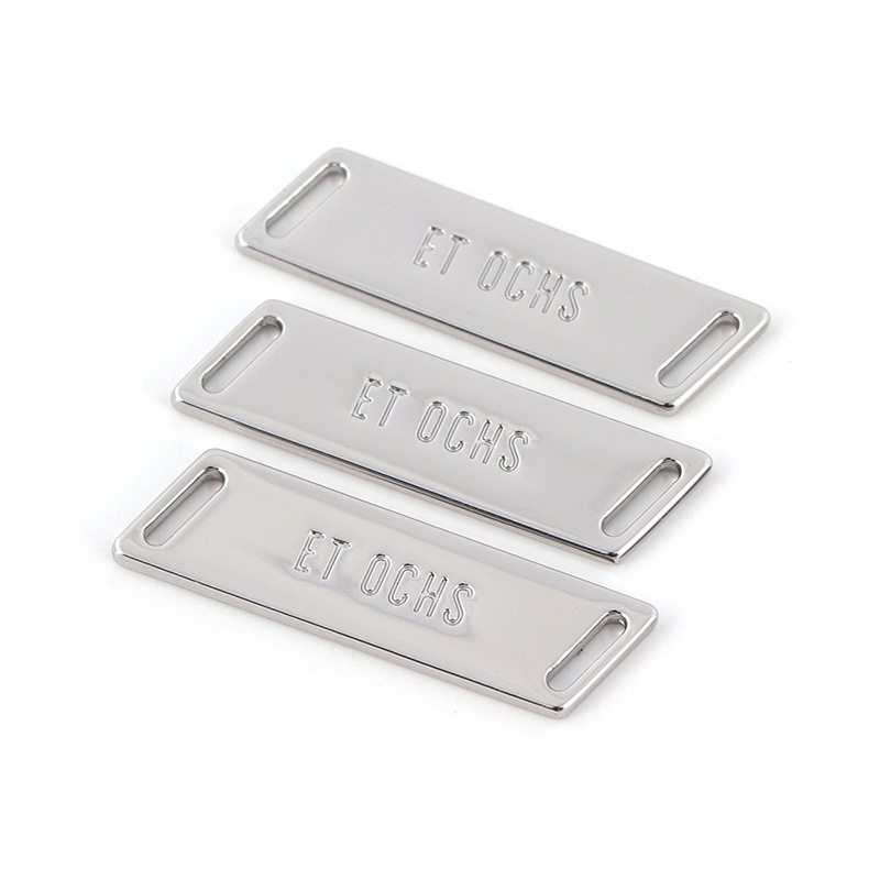 High Quality Custom Brand Name Letter Engraved Plate Tag--YL-ACC0003
