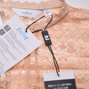 3D Embossed Brand Name Logo Plastic Hang Tags String Locks - YL-HT0007