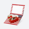 Square White Square Heart Shaped Gift Box-YL-Box0014