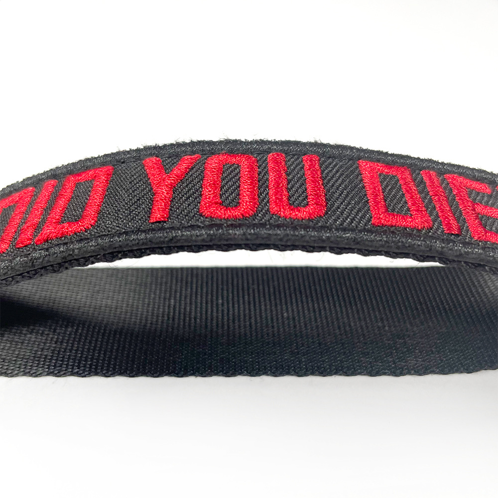 3D Embroidered Cloth Sticker Stylish Computer-Embroidered Velcro Patch--YL-EPAT0005