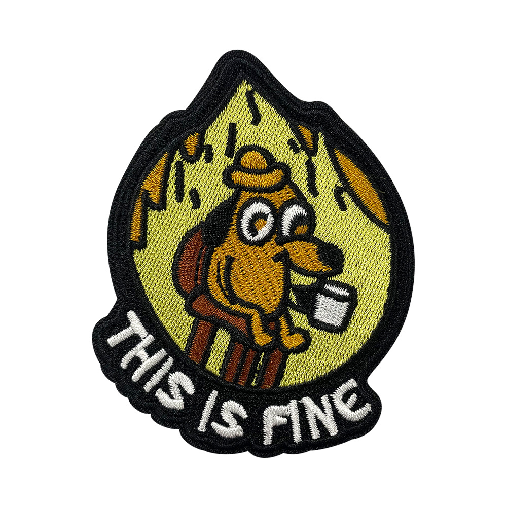  Mouth Letter Embroidery Cloth Patch--YL-EPAT0030
