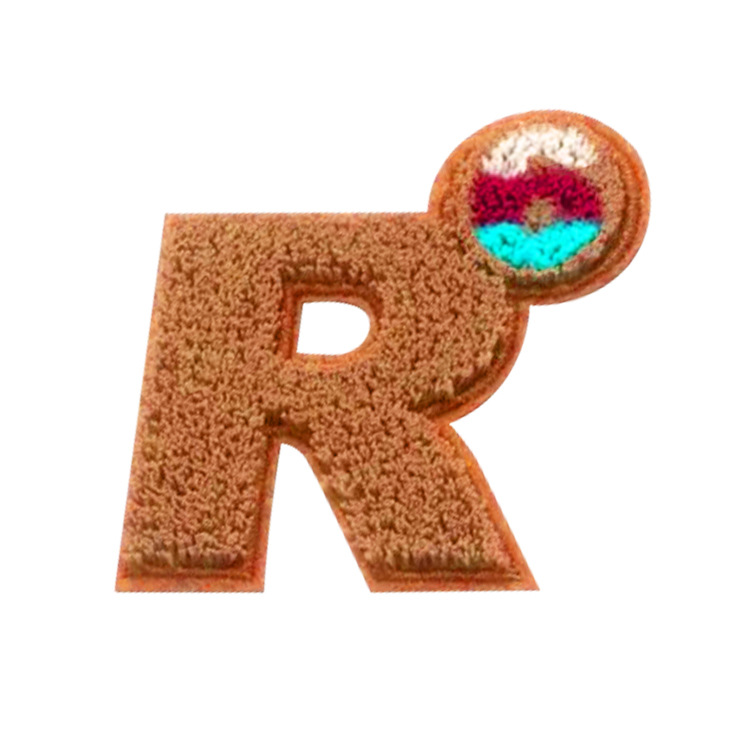 Free Sample Custo Sewing Embroidery Letter Patches --YL-EPAT0011