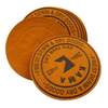 Design Genuine PU Leather Hat Patch --LPAT0012