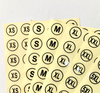Transparent Waterproof Size Stickers Sheet-YL-PL0002