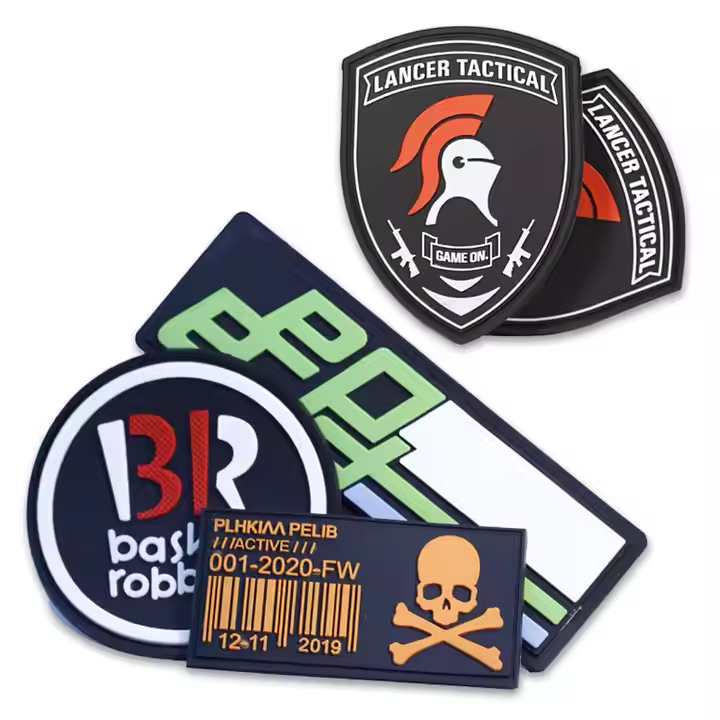 Best Silicone PVC Badge for Clothing-YL-PAT0011