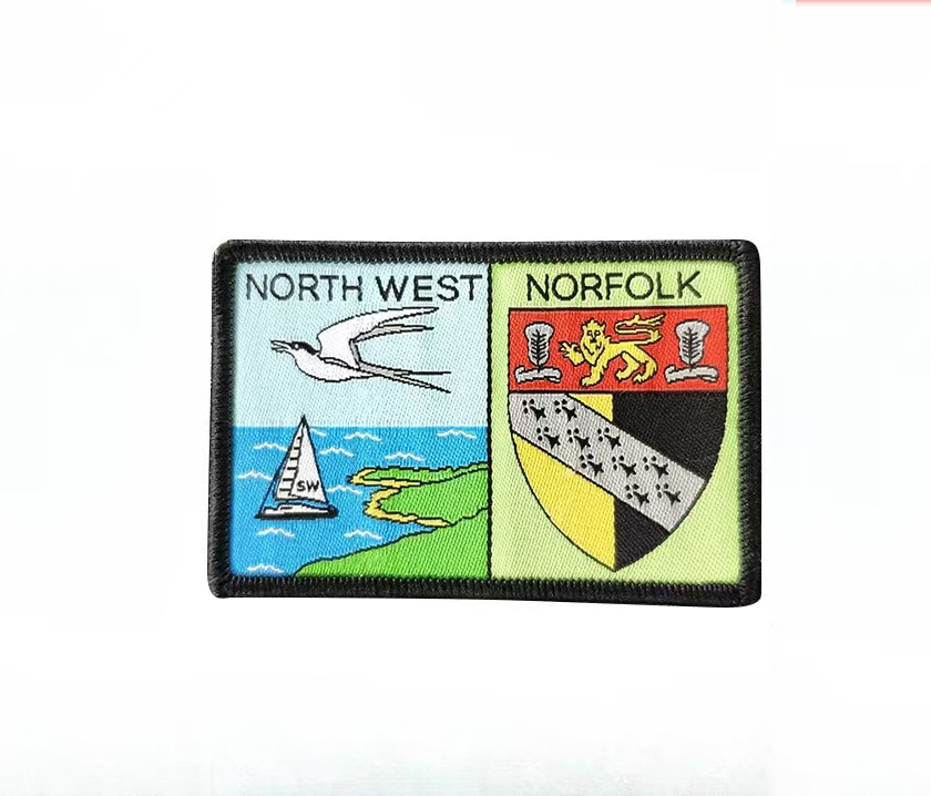 Custom Damask Woven Garment Labels--YL-WL0004