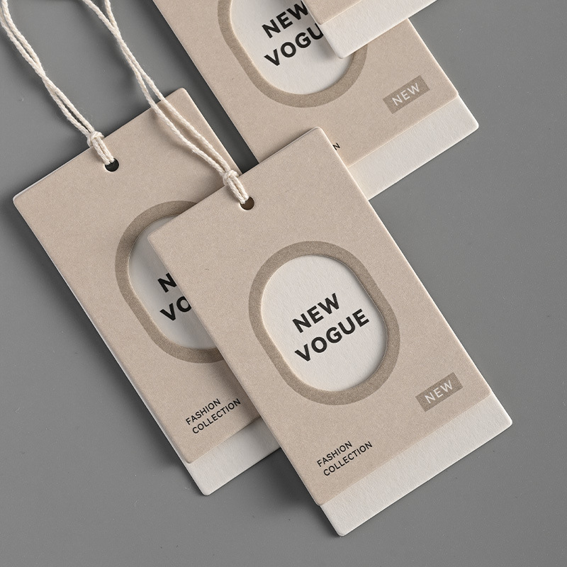 Factory Logo Design Cheap Custom Brand Name Clothing Tags Garment Clothes Taggs Labels Hang Tag for Clothing